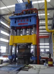 Hydraulic open die forging press