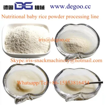 Baby Food Nutritional Porridge Extruder Machine & Infant Cereals Snack Machinery