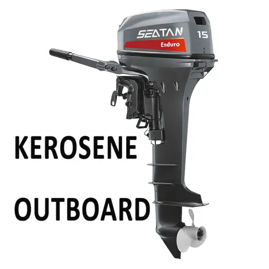 Seatan 2 Stroke 15HP Kerosene Outboard Motor Boat Engine