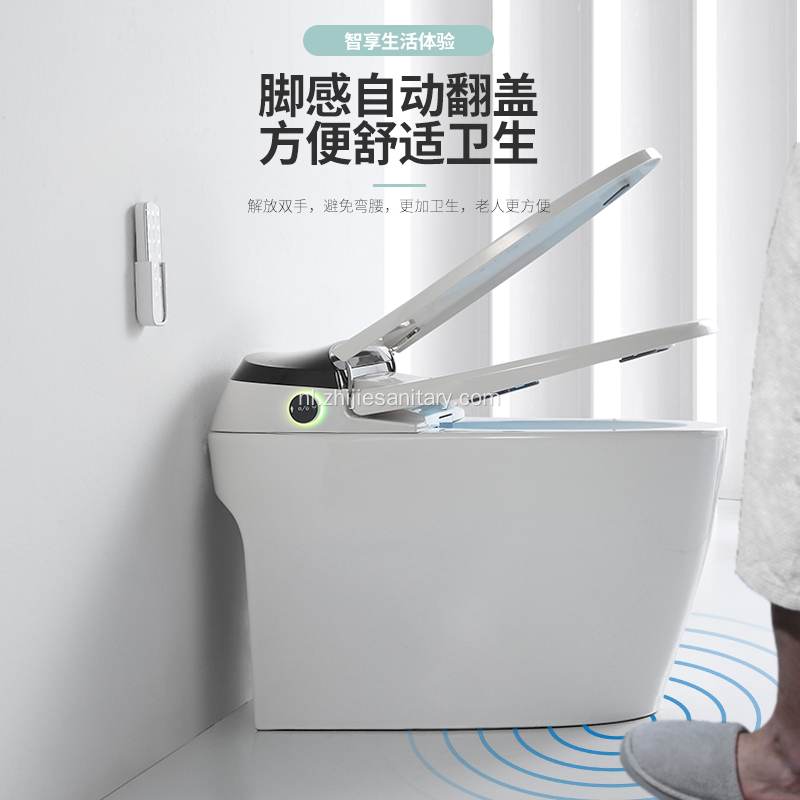 Automatisch doorspoelen Intelligent toilet