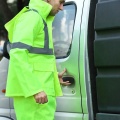 OEM Service Security Waserfeste Verkehr mit hoher Regenmantel