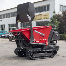 Dump Truck Crawler Mini Dumper para jardín y granja rastreada de transportador Barrow