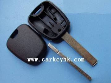 High quality Peugeot transponder key shell 307 blade can put ceramic and TPX2 chip