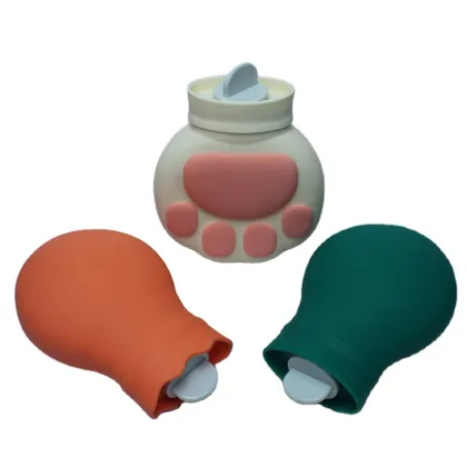Silicone Hot Water Bag and Hand Warmer Bottle for Cold Hands Relief