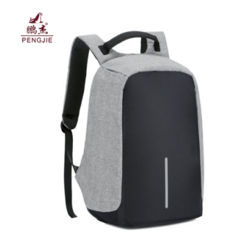 Laptop anti-theft USB charging polyester backpack bag