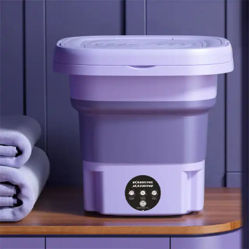 JEWIN 8L Mini Foldable Washing Machine and Spin Dryer for Underwear and Socks: Compact Laundry Solution