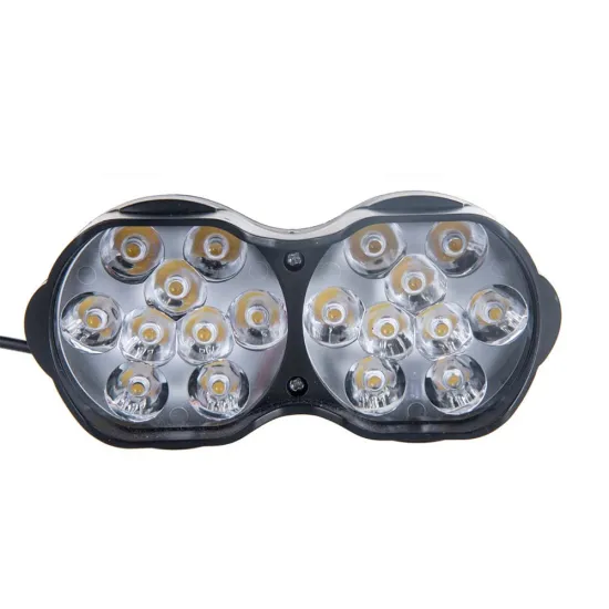 Car Led Work Light: 30W 3000LM High-Brightness Motorcycle Scooter Fog Light and Headlight Lamp with 6000K Cool White Color