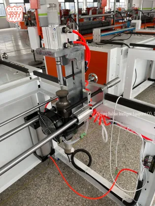 Automated Plastic Zip Bag Making Machine with Attached Zipper