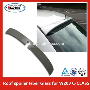 UnPainted roof spoiler Fit For B ENZ C W203 Spoiler 4DR Sedan Rear Trunk Lip Spoiler Wing