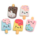 Cartoon Mini Bar Popsicle Resin Play House Toy DIY Simulation Food For Dollhouse Miniature Accessories Resin Popsicle