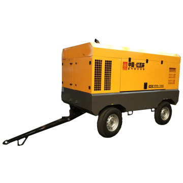 Hot HG550-13C two wheel diesel air compressor