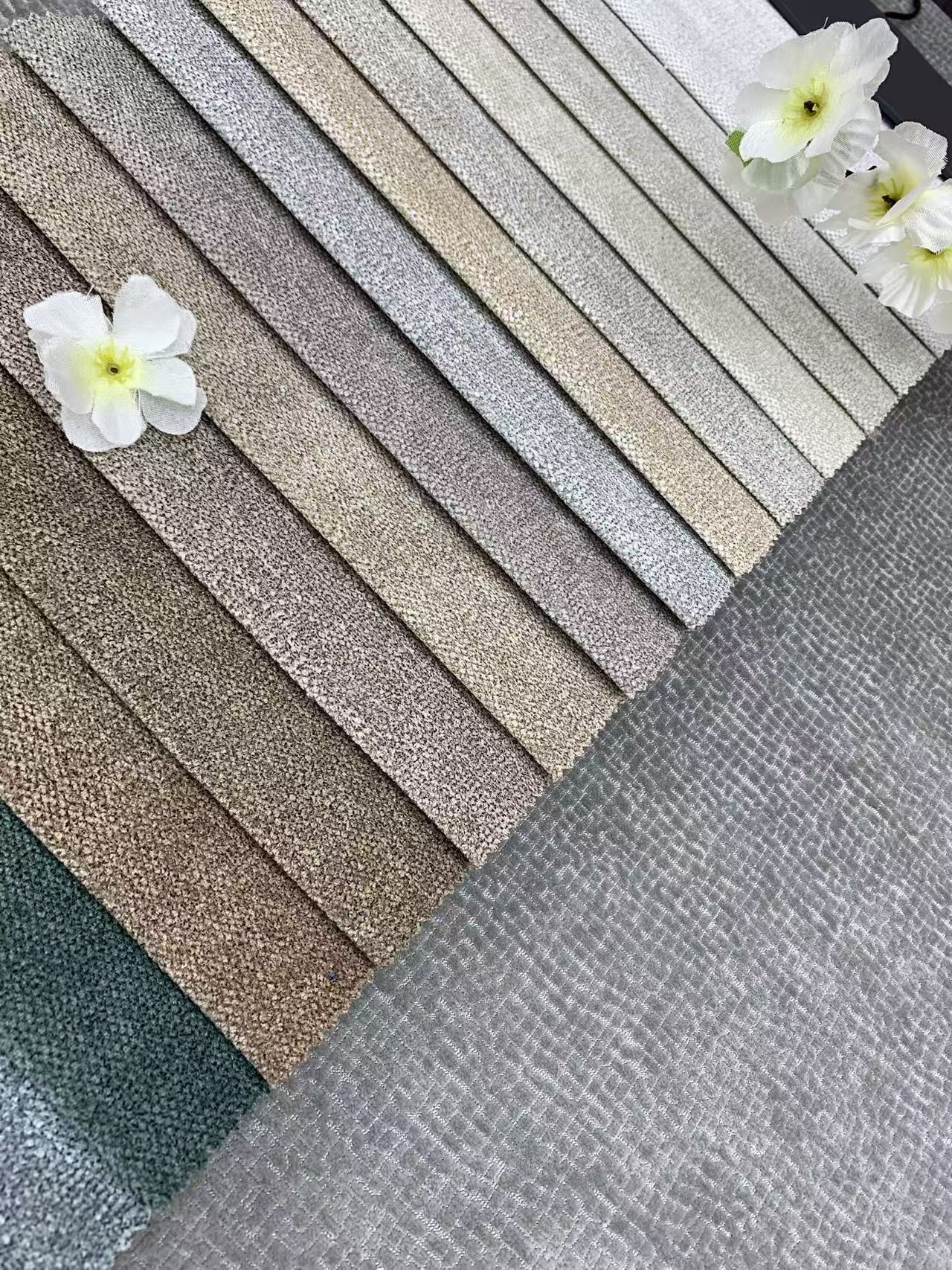 Elegant Textured Sofa Fabric for Residential Furniture