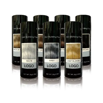 Private Label Hair Loss Product: Volume Hair Spray & Fiber Powder for Thin Hair