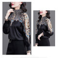 women's spring and autumn western style bottoming shirt