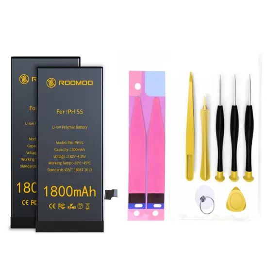 2021 factory manufacture li-ion lithium battery 1800mAh 0 cycle portable battery for iphone 5S