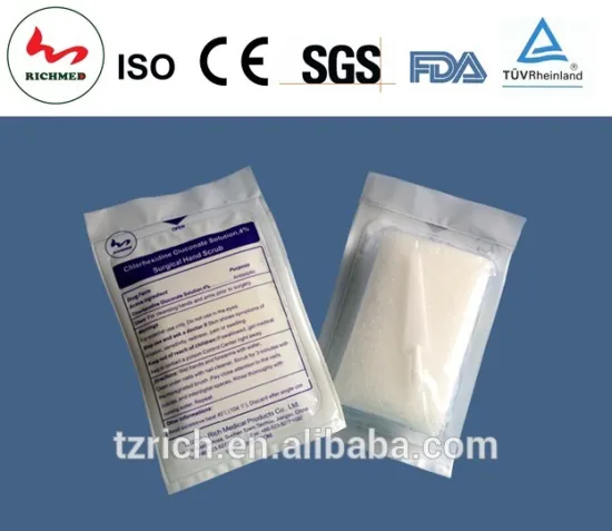 surgical disposable brush for medical use