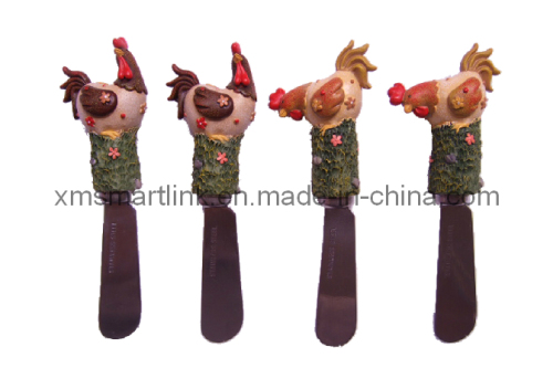 Декоративная ферменная петушиная машина для разбрызгивания масел, нож для носков петуха