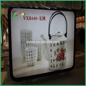 Coated banner with solvent printing outdoor banners