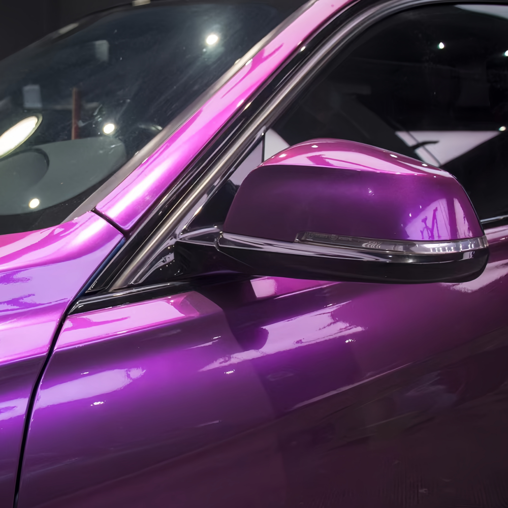 Metal Paint Purple Car Wrap