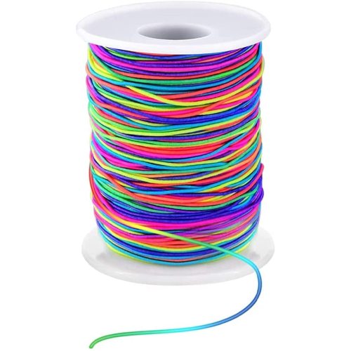 Rainbow Stretchable Elastic String Cord for Jewelry Making