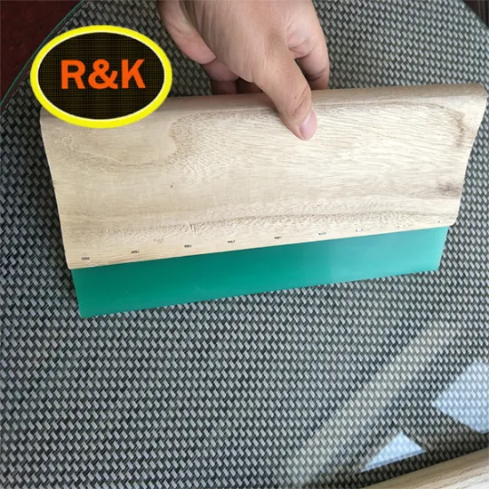 Screen printing squeegee rubber