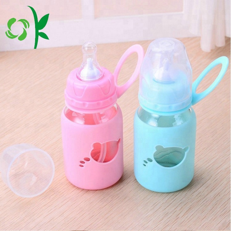 Silicone Water Bottle Sleeve with Cartoon