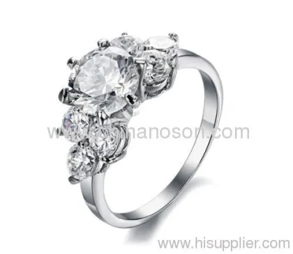 Cz Diamond Jewellery Alloy Ring 