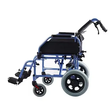 Deluxe Foldable Transport Wheelchair