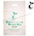 Sacos de amido de milho, sacos compostáveis, 100% biodegradável plástico material PLA sacos de lixo em rolo, sacos da veste de plástico biodegradável