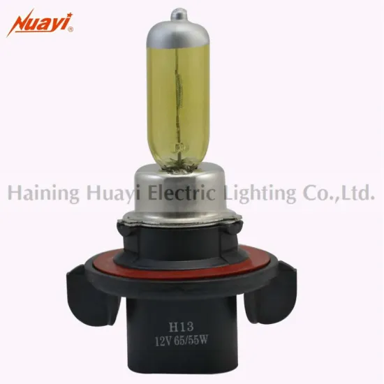 Auto halogen Quartz glass bulb H13, Automotive headlight lamp, Auto driving lamp
