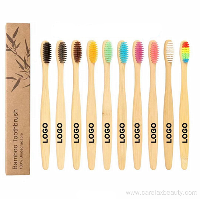 Natural bamboo tooth brush for kids and adults