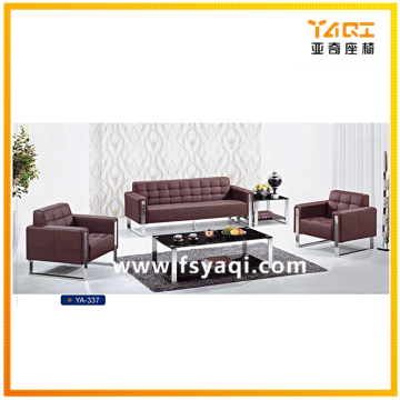 High quality modern office leather waiting room sofa YA-337
