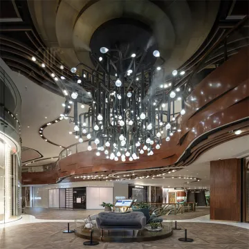 Industrial style large metal chandelier pendant lamp