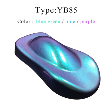 YB85 Chameleon Pigment Color Changing for Painting Cars Arts Crafts Plastic Nails Decoration Acrylic Paint Powder Coating 10g