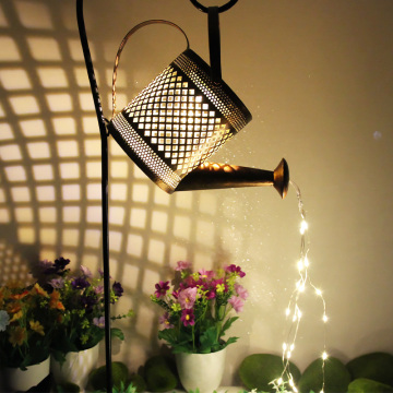 Wholesale Solar-Powered Watering Can Shape LED Light