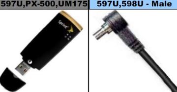 Sierra Wireless Compass 597u, 885, Pantech UM175, PX-500