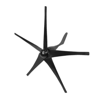 Pure black wind turbine