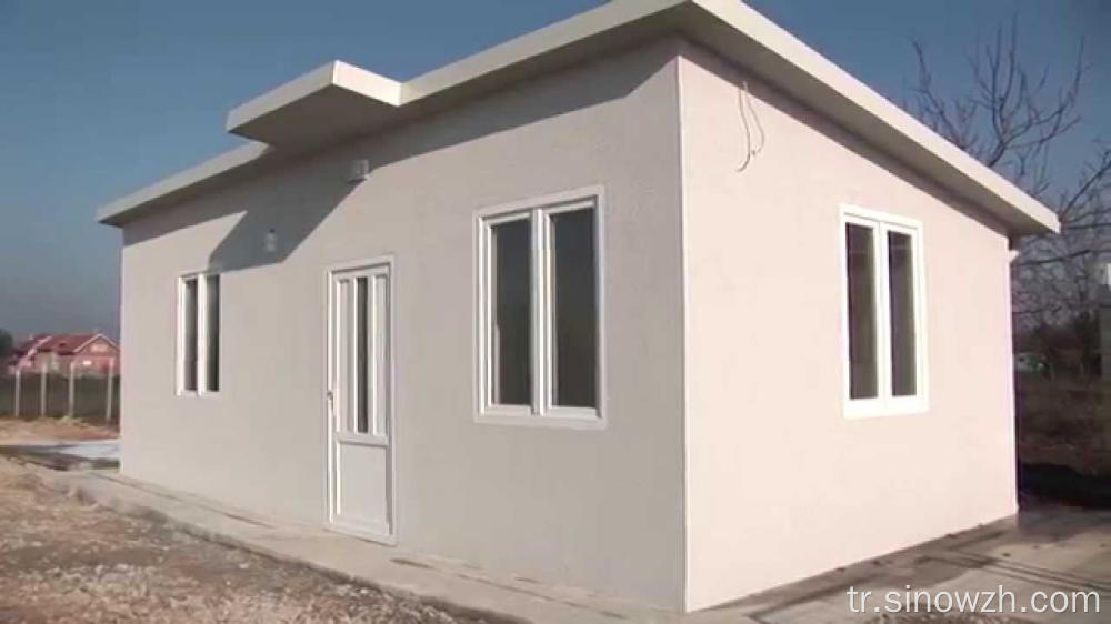 Köpüklü çimento levha ile Maliyet etkin Modüler ev