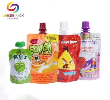 Baby Food Aluminium Packaging Bag With Spout