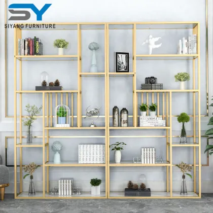 2019 New Design Glass Top Bookshelf for Living Room - SJ005