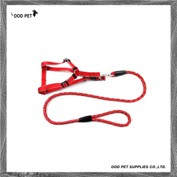 Single Ply Nylon Dog Harnesses in Red