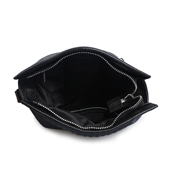 Women Leather String Bag 2019 New Black Casual Tassel Crossbody Bag