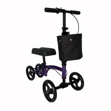 Lichtgewicht vouwende outdoor knie walker scooter mobiliteitshulp