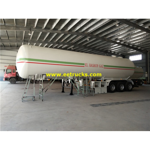 54000 lít 23 tấn được sử dụng Propane Tanker Trailers