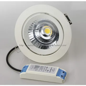 360 degree rotatable 15w white gimbal downlight led for shops