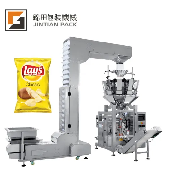 Lentil/Plantain Chips/Nuts Automatic Packing Machine with Multihead Weigher