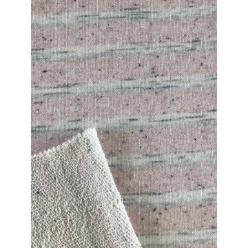 Speckled Stripes French Terry Stickad