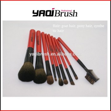 hair brush makeup brush with wooden handle (free samples)