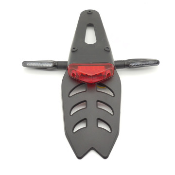 Universal Motorcycle LED Tail Light with Rear Fender Brake and Turn Signals for Electric Scooters and Dirt Bikes