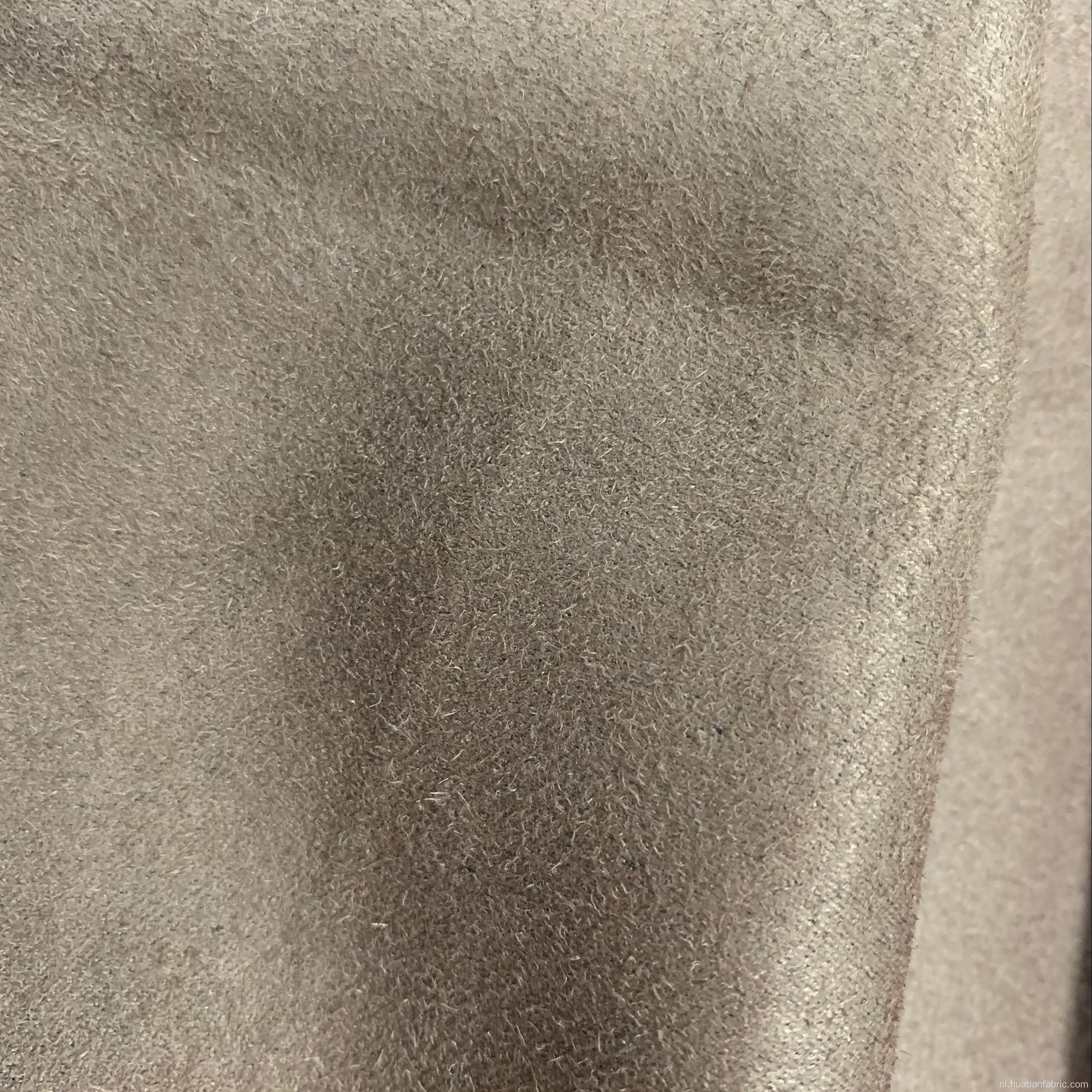 100% polyester warp geweven suède stof